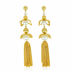 Pearl-Style Statement Earrings