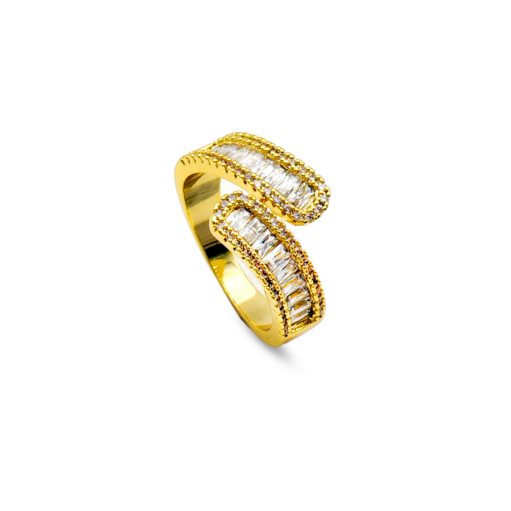Gilded Baguette Wrap Band