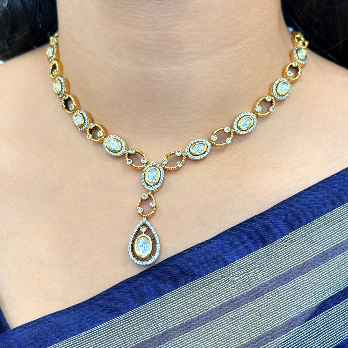 Noor CZ Necklace Set