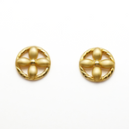 Gold-Tone Blossom Classic Stud Earrings