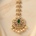 Mira Victorian-Style Kundan-Inspired Maang Tikka