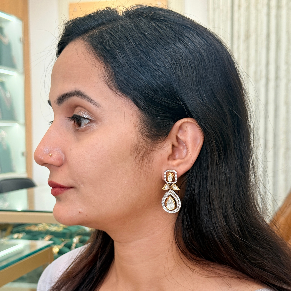 Classic Crystal Teardrop Earrings