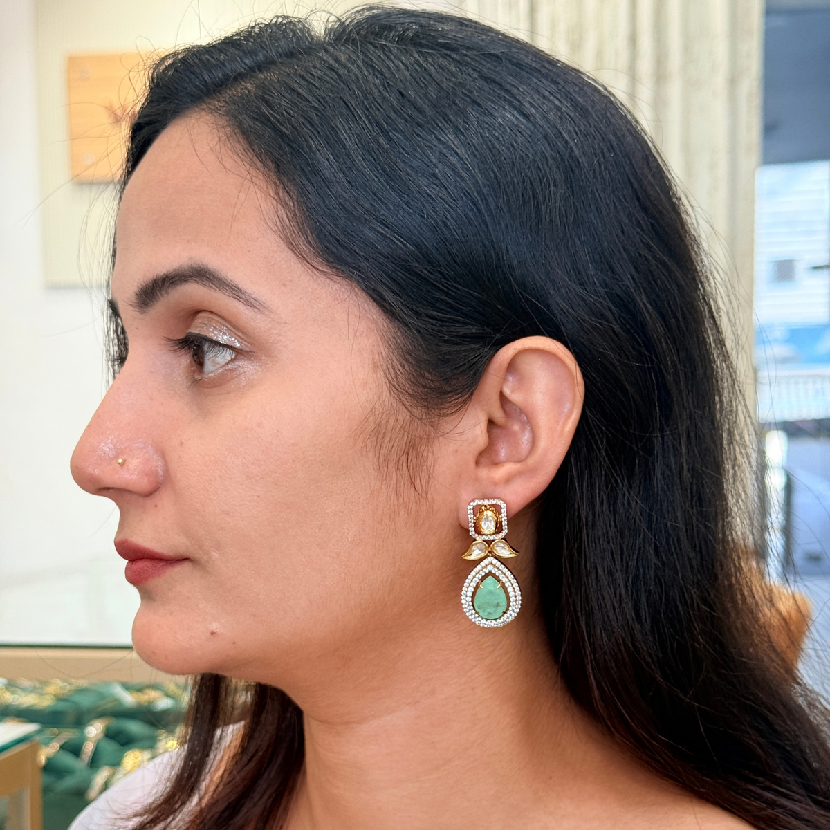 Classic Crystal Teardrop Earrings