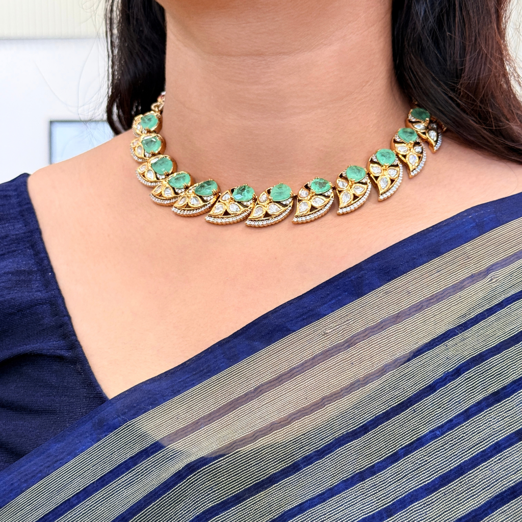 Mint Bloom Necklace Set
