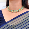 Mint Bloom Necklace Set