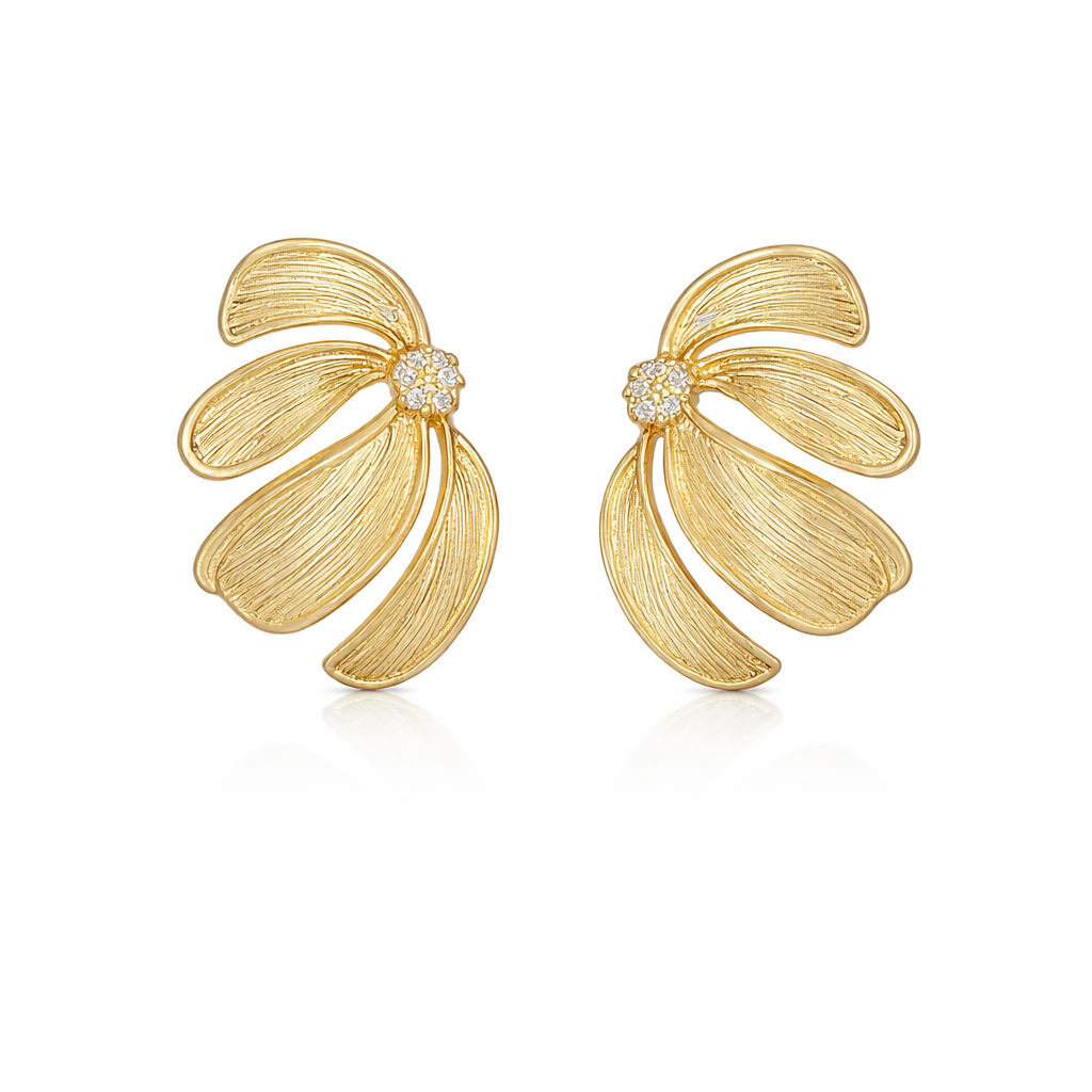 Golden Leaf Earrings