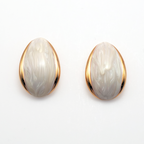 Swarnam Oyster Pearl-Style Studs
