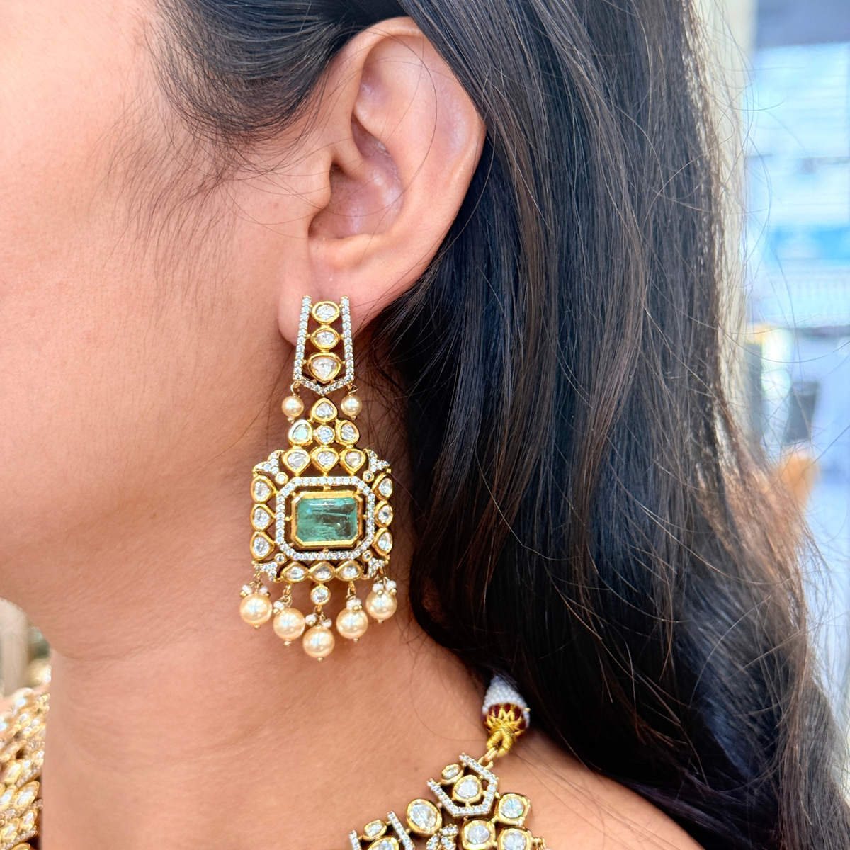 Meera Kundan-Inspired Bridal Necklace Set