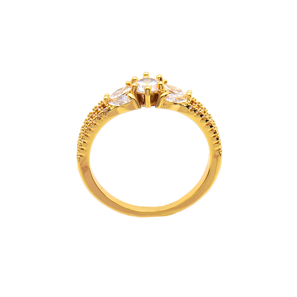 Eternal Marquise Crystal Golden Ring