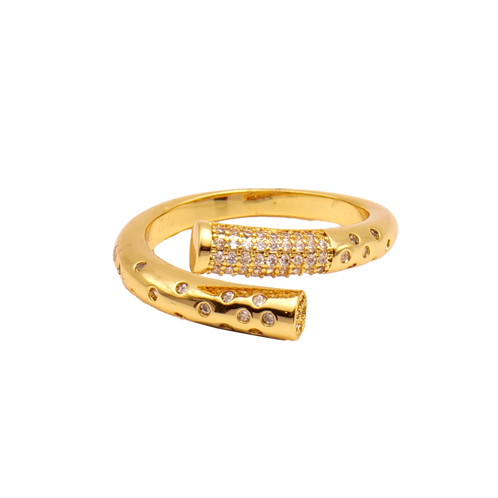 Radiant Marquise Halo Golden Ring