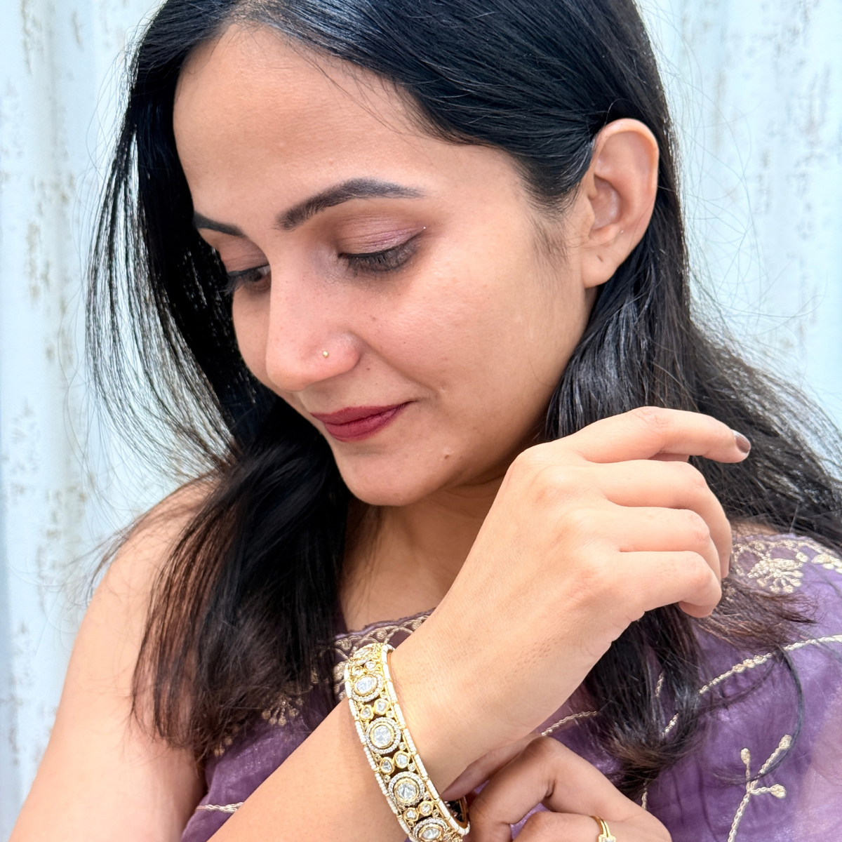 Royal Kundan-Inspired Heritage Bangles
