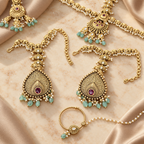 Mrinalini Kundan-Inspired Bridal Jewellery Set