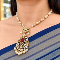 Myra Pearl-Style Necklace Set