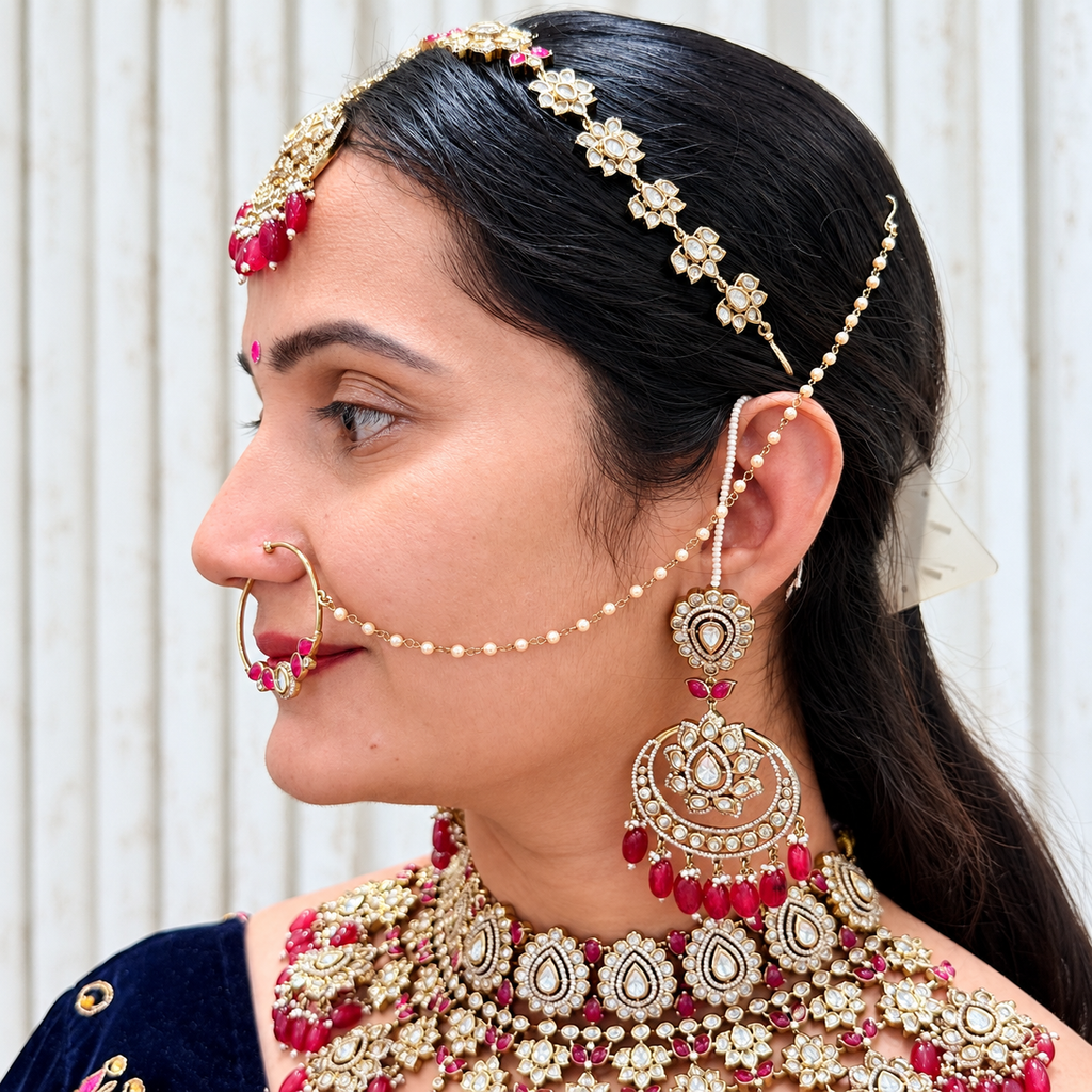 Rajshree Kundan-Inspired Bridal Jewellery Set