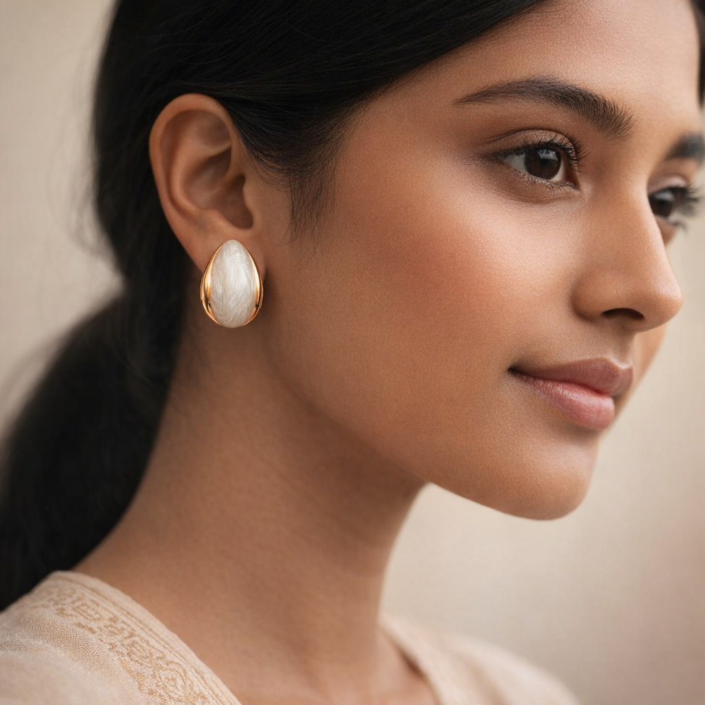 The Swarnam Oyster Pearl Studs