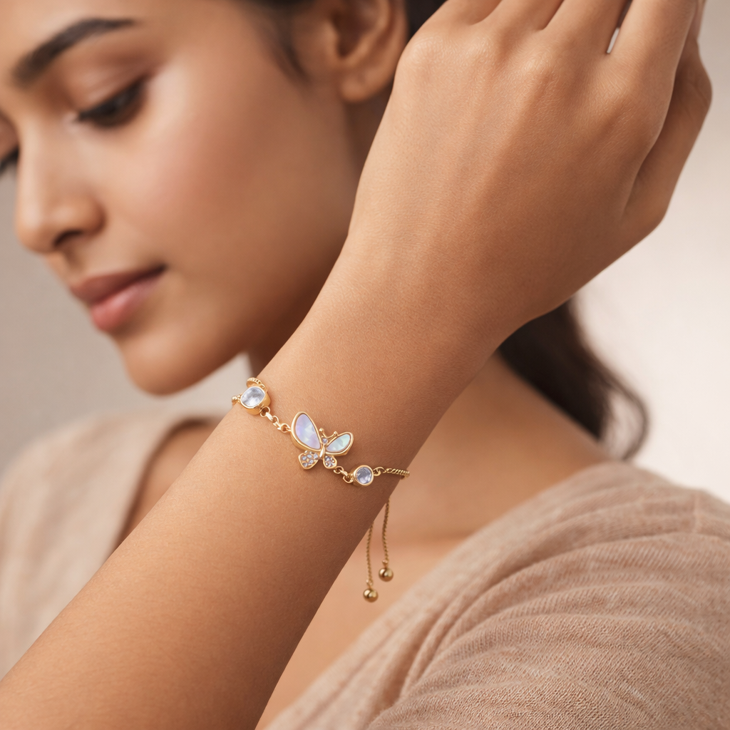 The Royal Emerald-Cut Sparkle Slider Bracelet