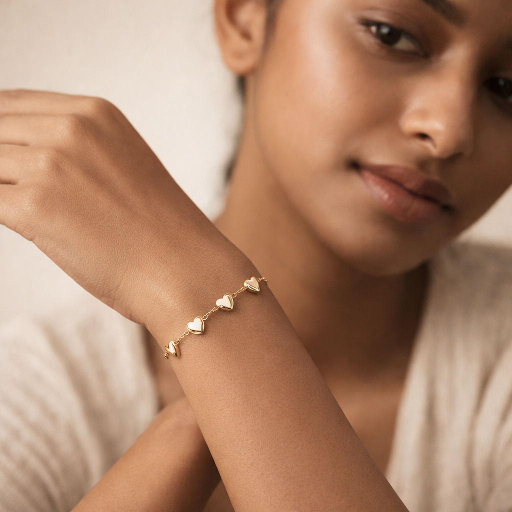 The Royal Pear-Drop Crystal Tennis Bracelet