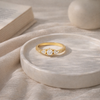 Eternal Marquise Crystal Golden Ring