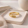 Radiant Marquise Halo Golden Ring