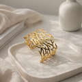 Gilded Coral Branch Cuff