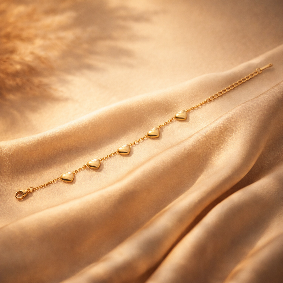 The Royal Pear-Drop Crystal Tennis Bracelet