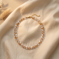 Golden Butterfly Crystal Necklace