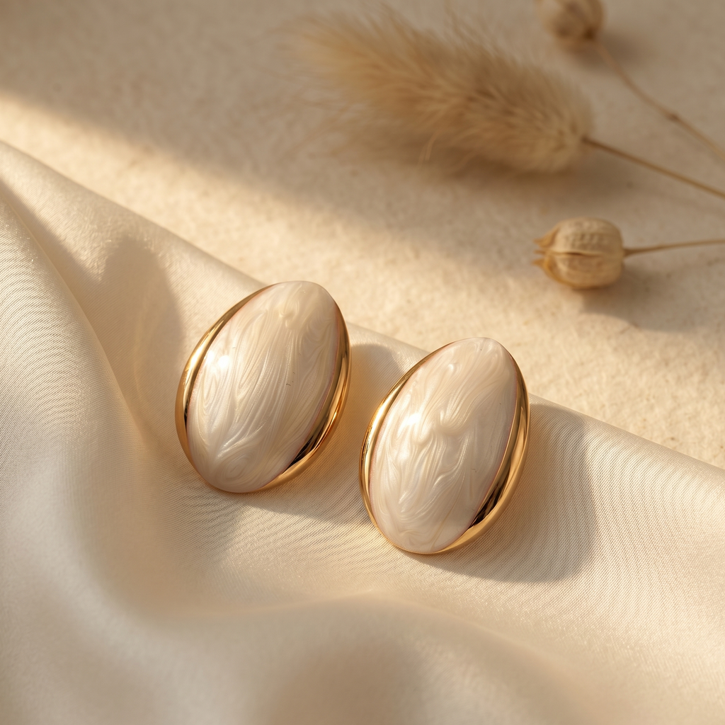 The Swarnam Oyster Pearl Studs
