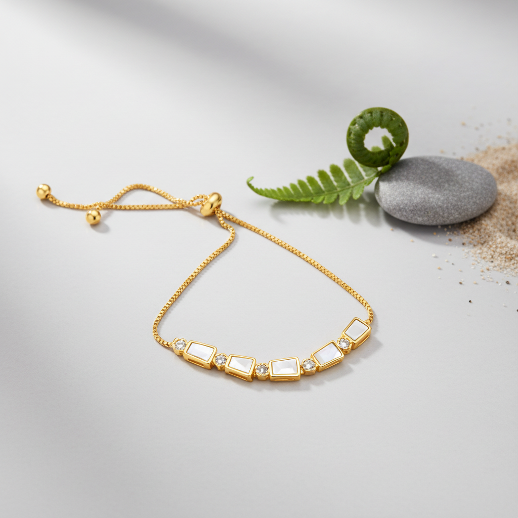 The Celestial Moondust Slider Bracelet