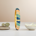 Pastel Mosaic Gold Bangle