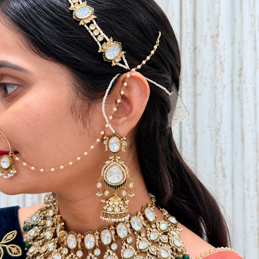 Meher Kundan-Inspired Bridal Jewellery Set