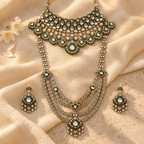 Mrinalini Kundan-Inspired Bridal Jewellery Set