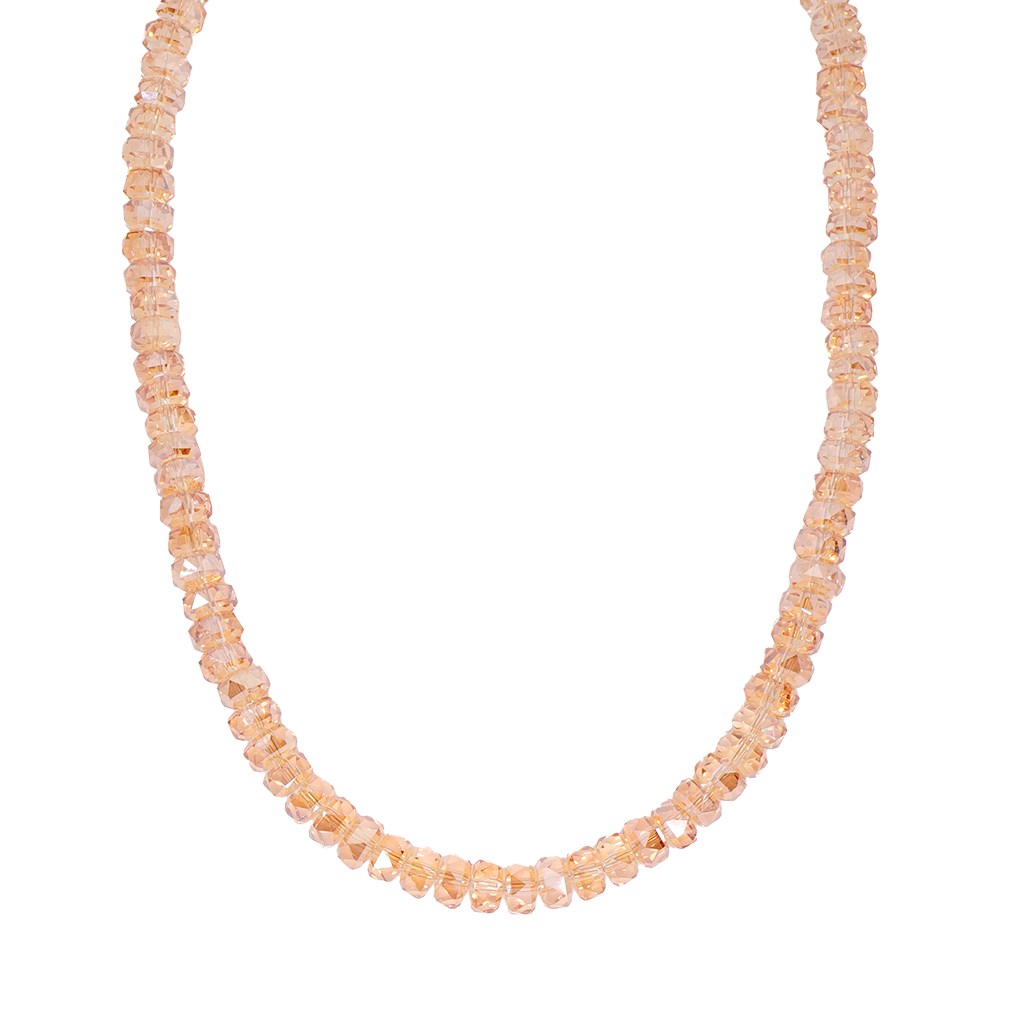 Champagne Sparkle Faceted Crystal Strand