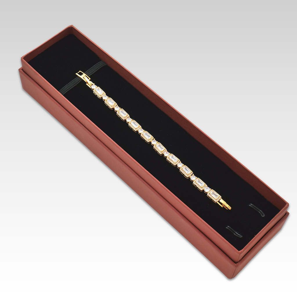 Radiant Emerald-Cut Halo Tennis Bracelet
