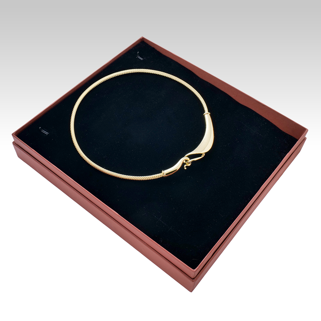 Celeste Curve Gold Hasli Necklace
