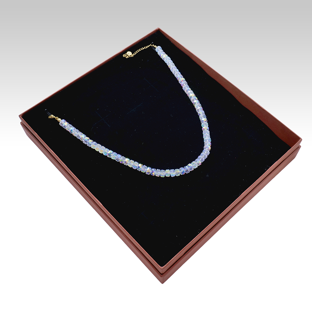 Iridescent Aurora Borealis Crystal Strand