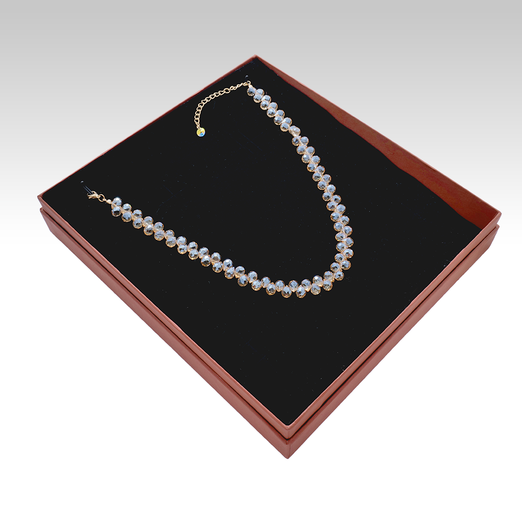 Hematite Glow Faceted Crystal Strand