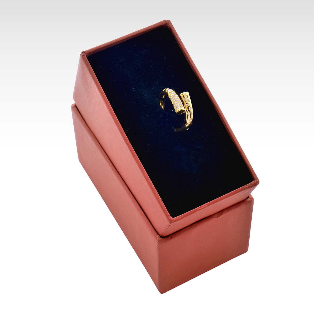 Radiant Marquise Halo Golden Ring