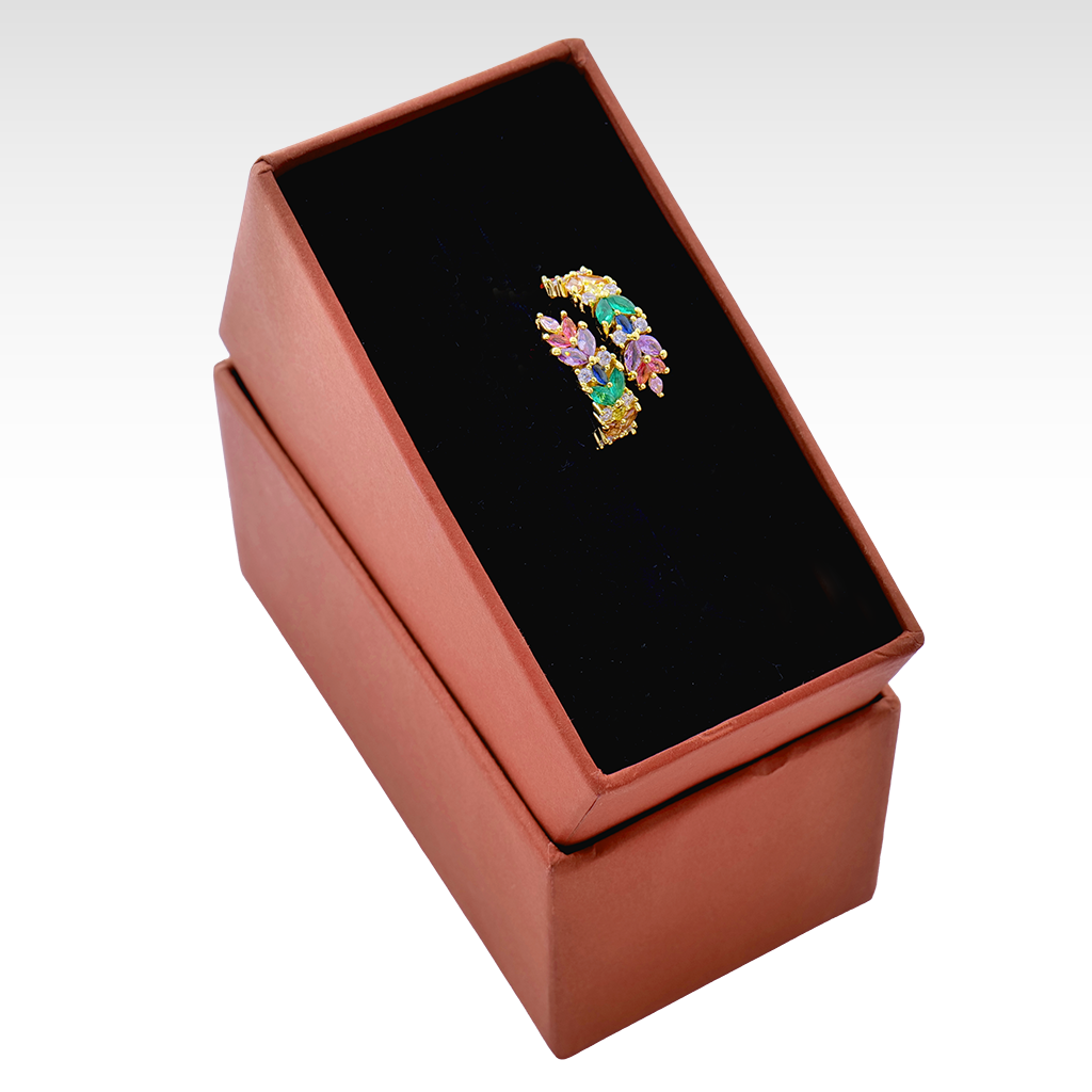 Enchanted Garden Multicolor Bypass Ring