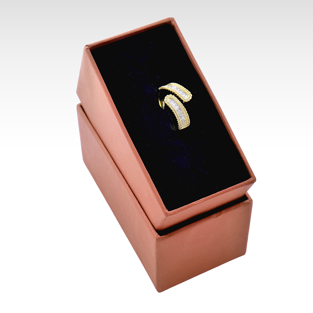 Gilded Baguette Wrap Band