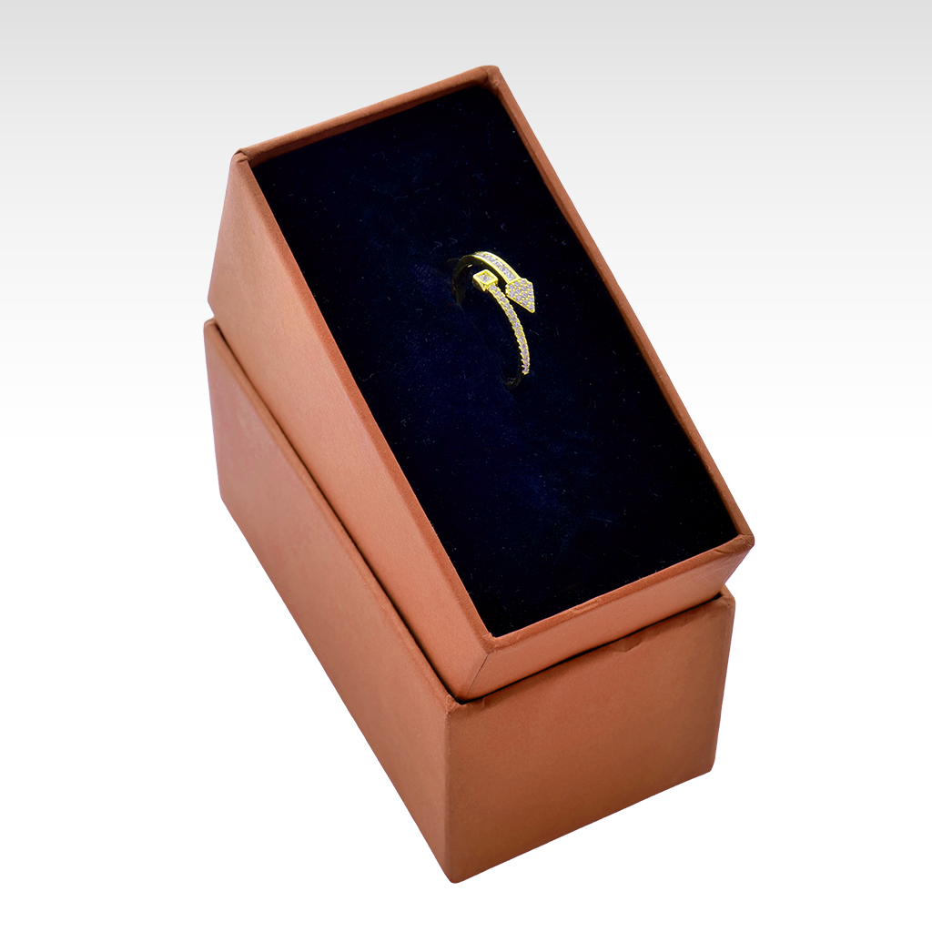 Gilded Archer Bypass Ring