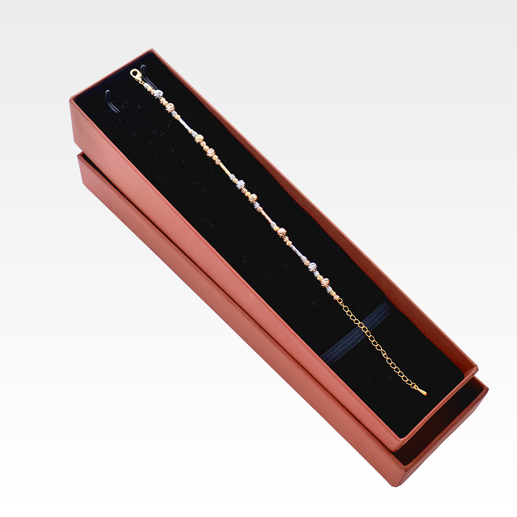 The Triveni Mixed-Metal Beaded Bracelet