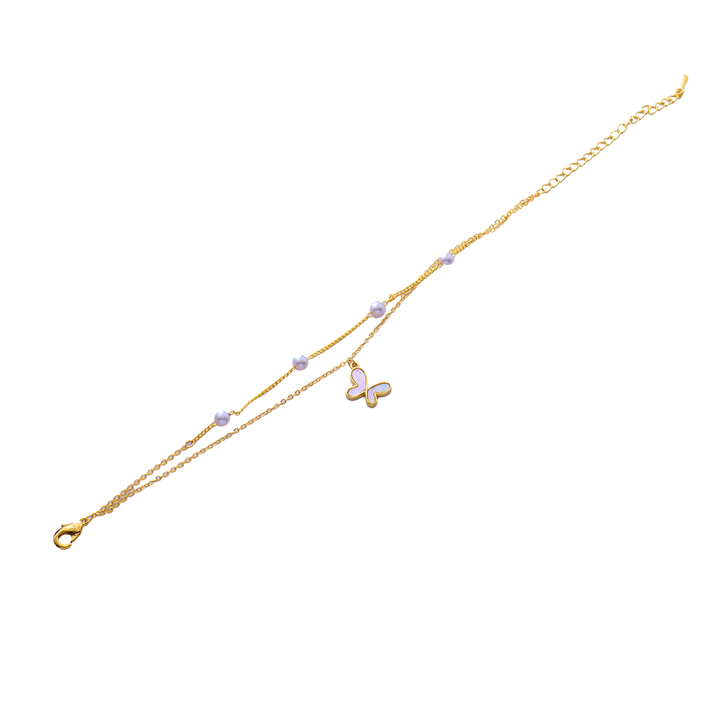 The Mariposa Pearl Double-Layer Bracelet