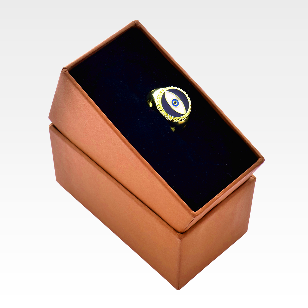 The Midnight Nazar Amulet Ring