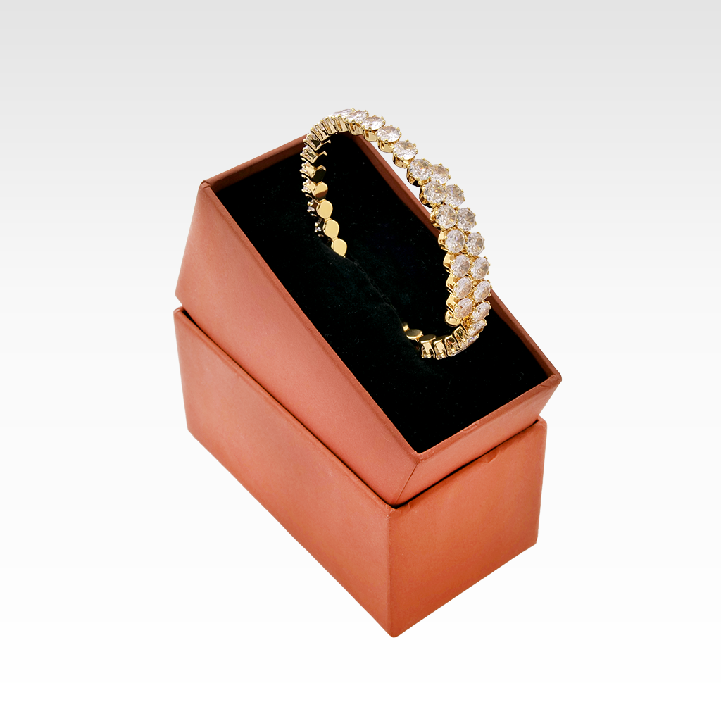Radiant Gold Wrap-Around Eternity Ring