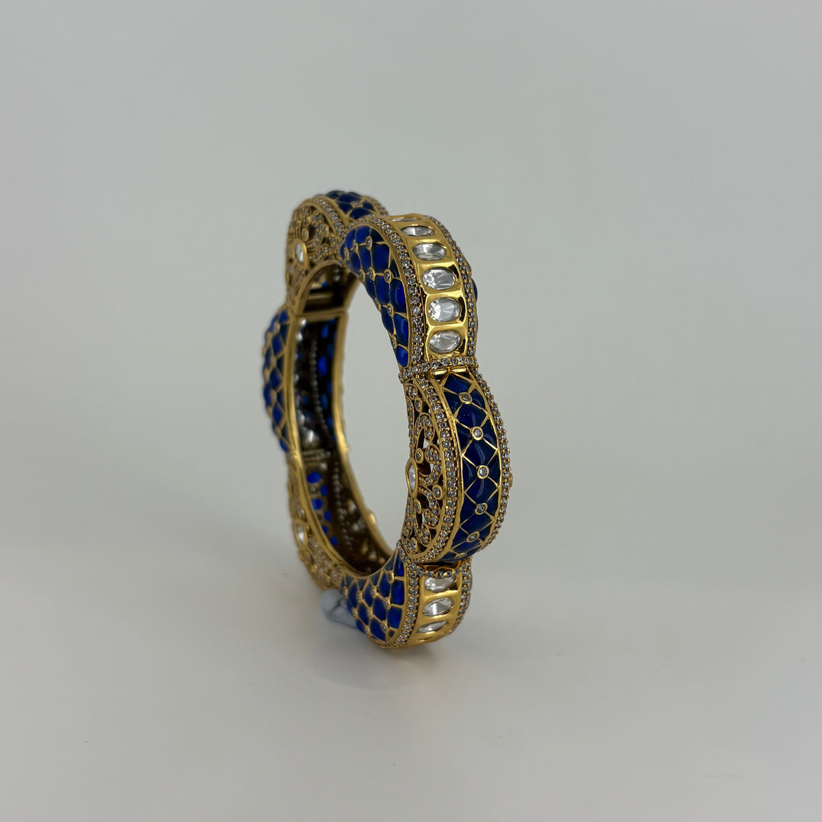 Royal Designer Bracelet with White Stones