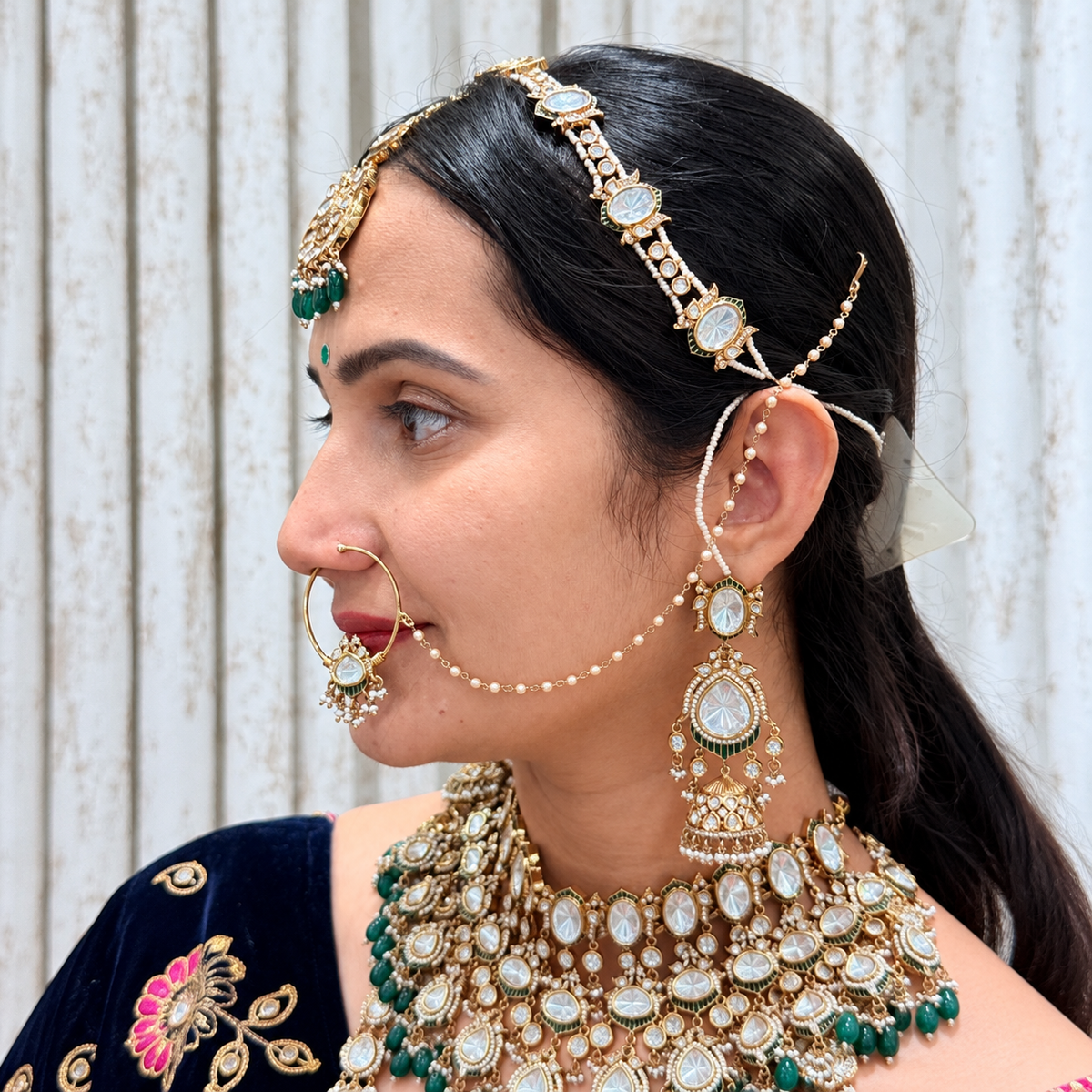 Meher Kundan-Inspired Bridal Jewellery Set
