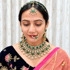 Rajwada Kundan-Inspired Bridal Jewellery Set
