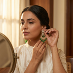 Royal Kundan-Inspired Chandbali Earrings