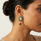 Kundan-Inspired Drop Earrings