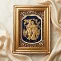 Radha Krishna 24K Real Gold Foil Decorative Frame